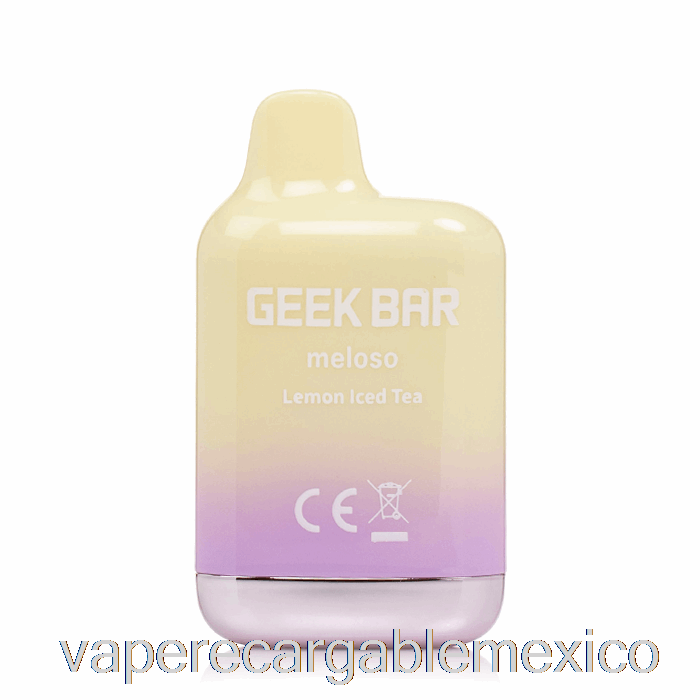 Vape Recargable Geek Bar Meloso Mini 1500 Desechable Té Helado De Limón